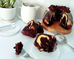 طرز تهیه کیک شکلاتی ماربل برانیز