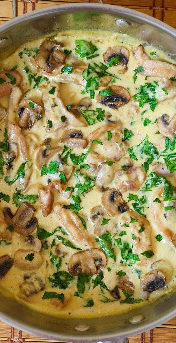 طرز تهیه مرغ و قارچ