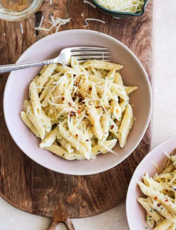 طرز تهیه پاستا پنه آلفردو