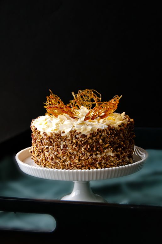طرز تهیه کیک گردویی