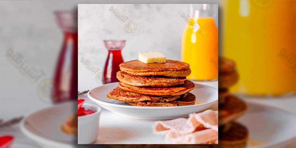 طرز تهیه پنکیک بدون شیر