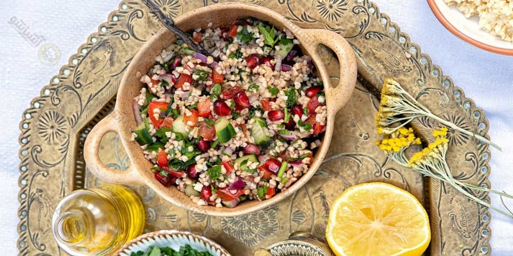 طرز تهیه سالاد بلغور ترکیه ای