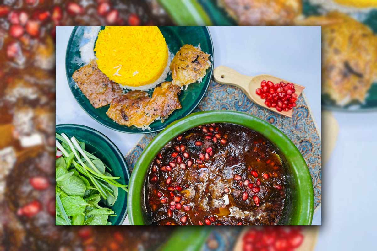 طرز تهیه خورش ناردون مجلسی و خوشمزه با مرغ یا بوقلمون